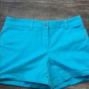Baby blue shorts